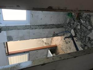 демонтаж стены между ванной и туалетом